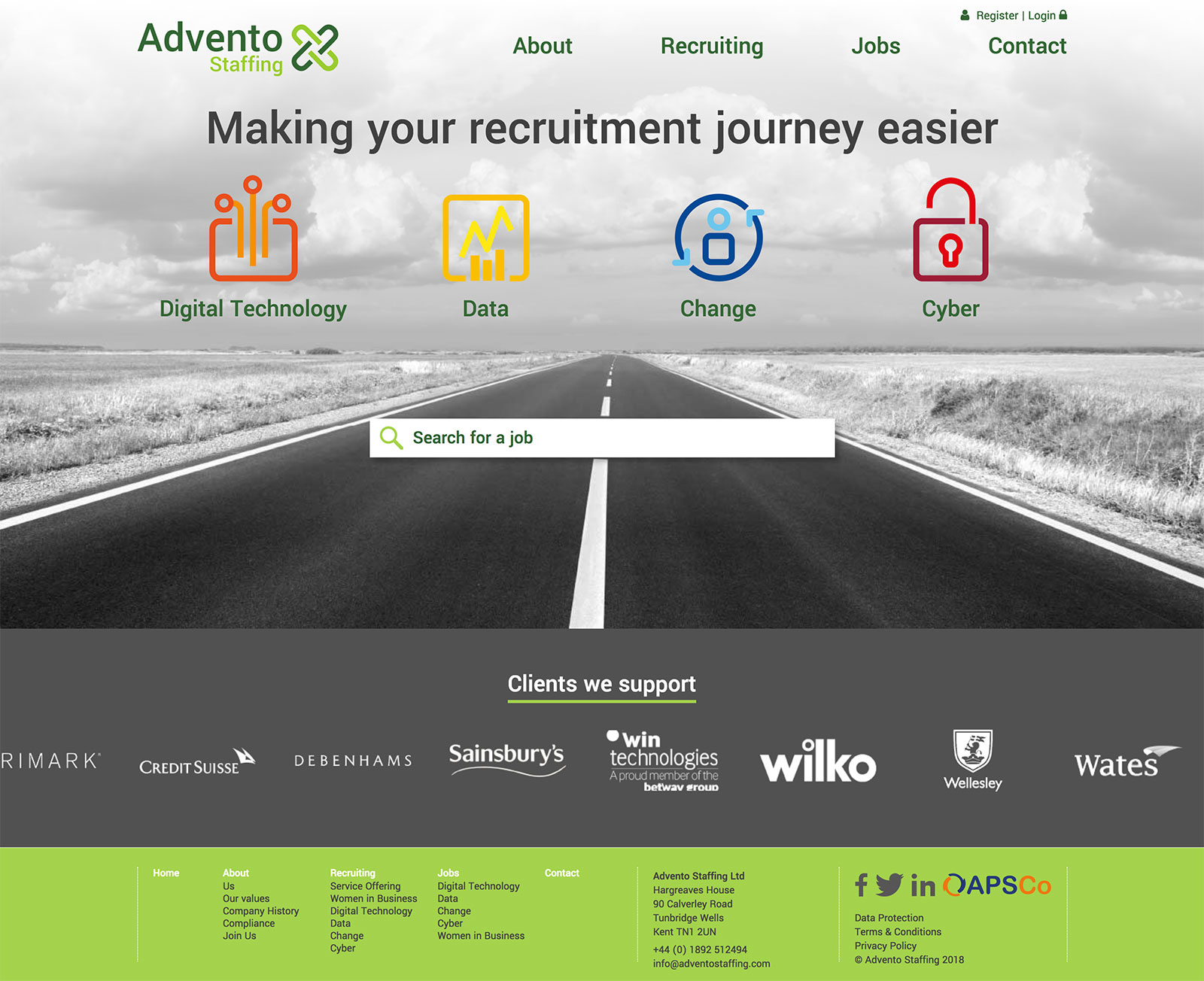 Advento Staffing Website