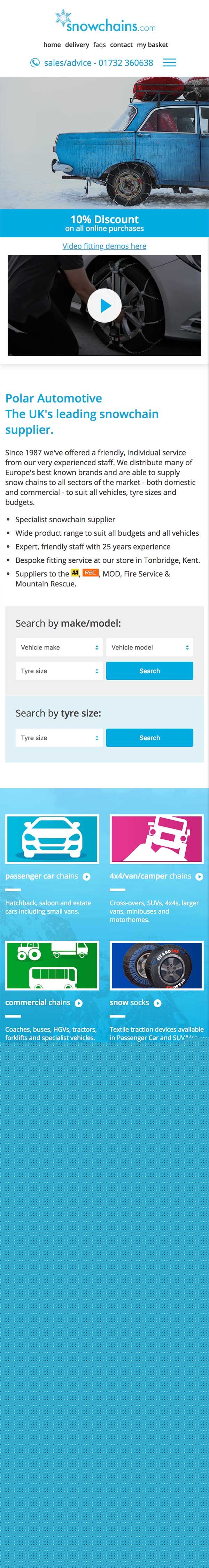 Snowchains Website