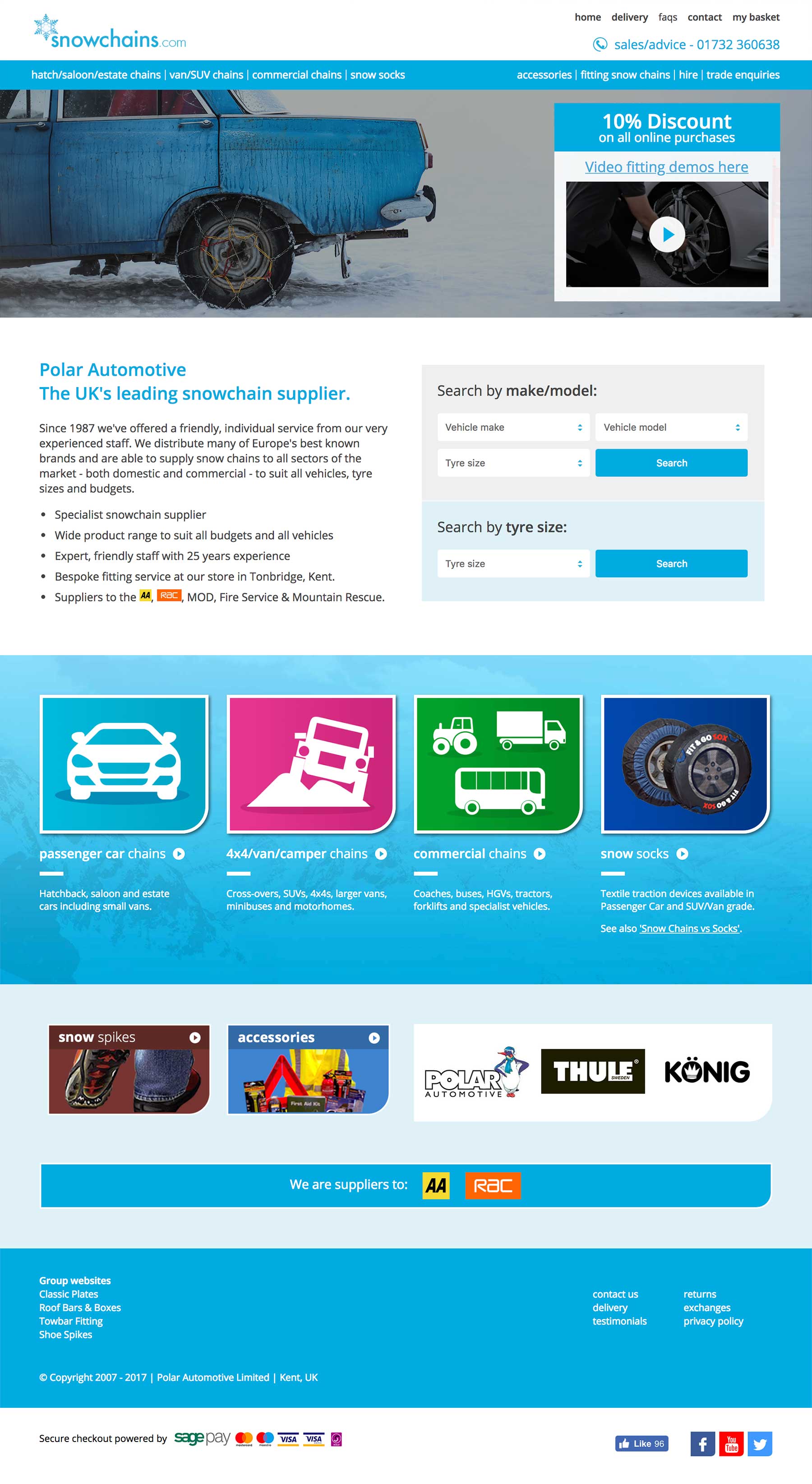 Snowchains Website